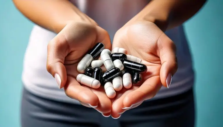 Firefly une femme tenant dans ses mains quelques capsules blanches et noires 52817
